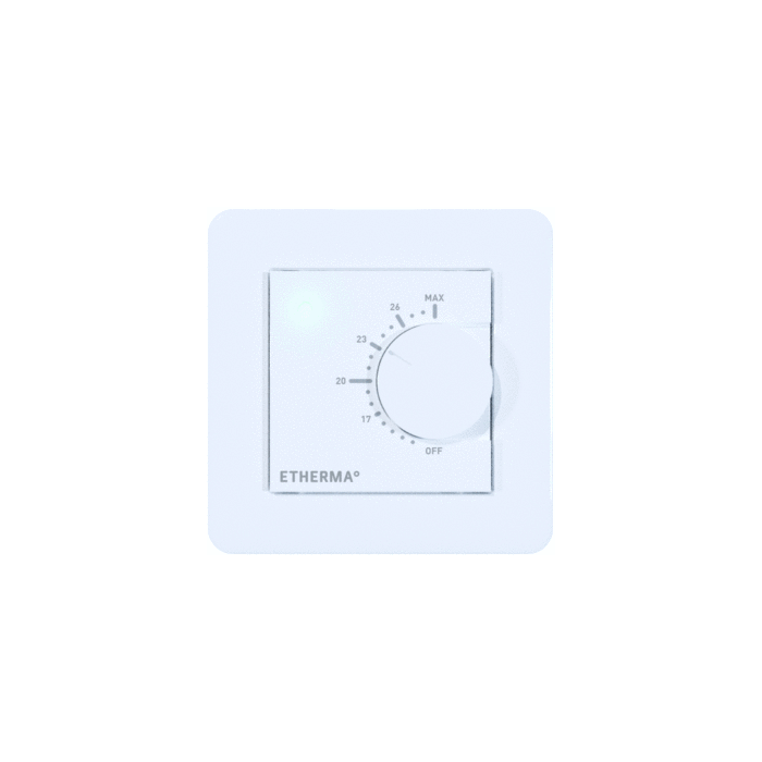 Etherma 41278 Draaithermostaat met appfunctie draaiknop 16A