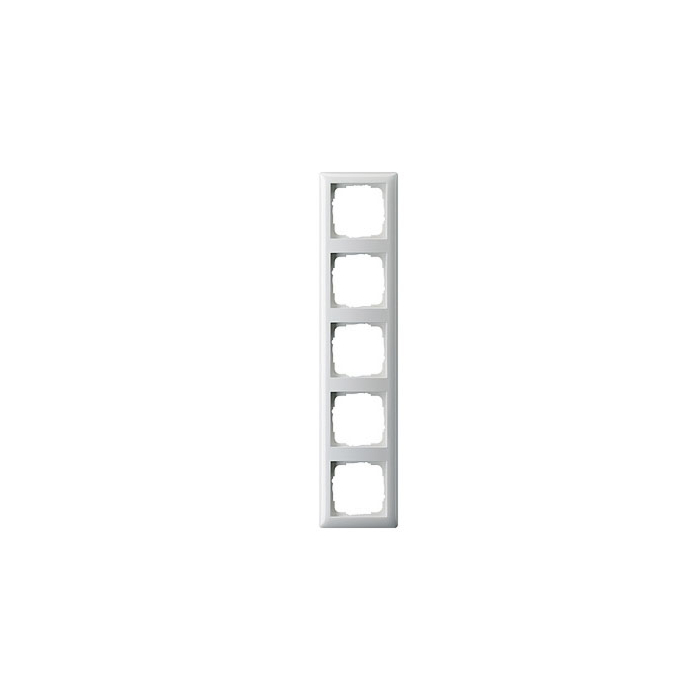 Gira 021503 Afdekraam Standaard 55 5-voudig Zuiver wit glanzend