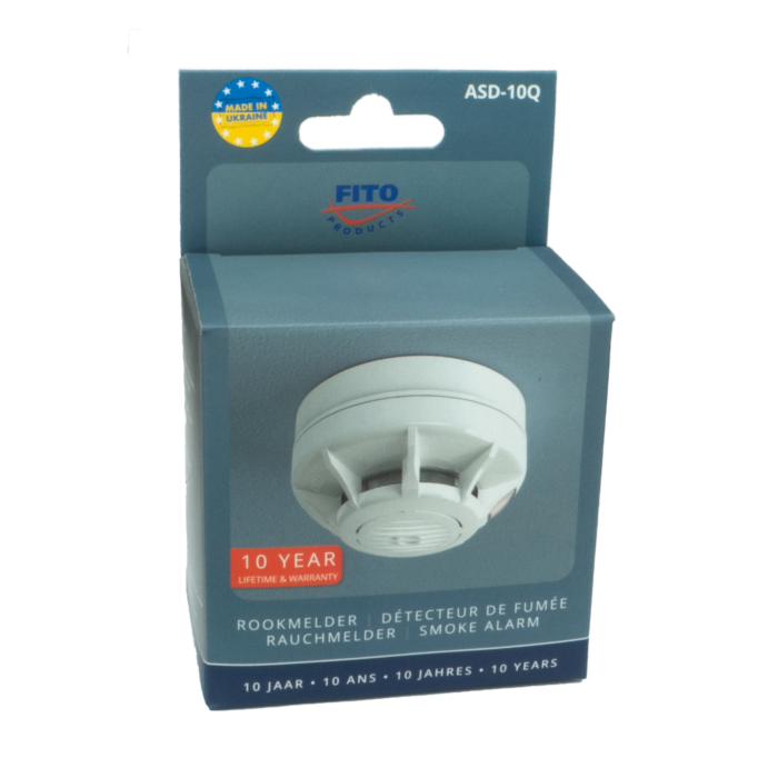 Fito ASD-10Q Brandmelder 3V Lithium batterij