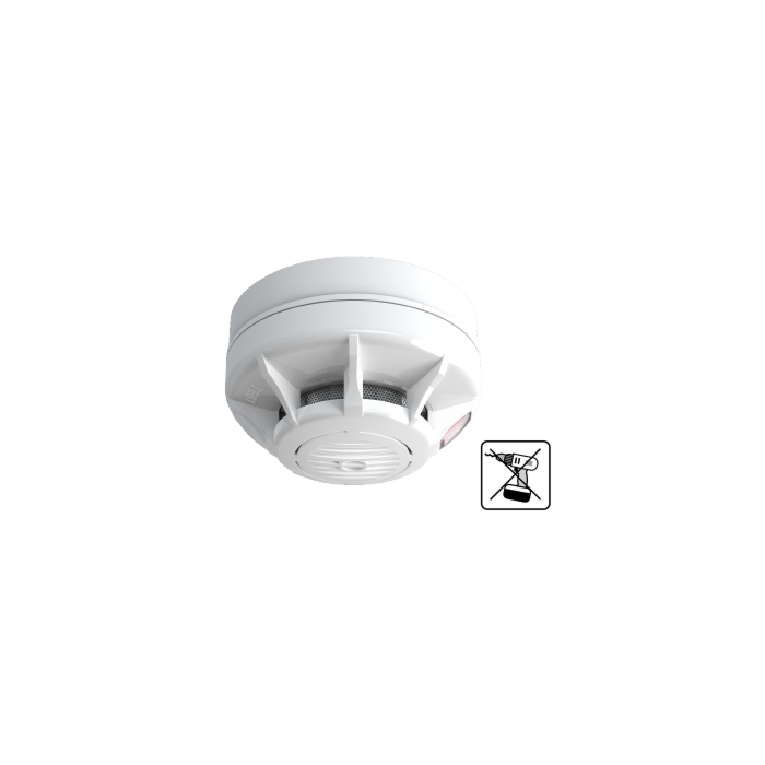 Fito ASD-10Q Brandmelder 3V Lithium batterij