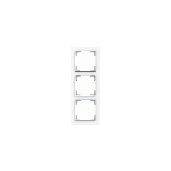 Busch Jaeger 1723-44G Busch-art linear 3-voudig Studio wit