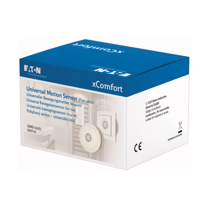 300918 Eaton xComfort Draadloze bewegingsmelder Wit glanzend