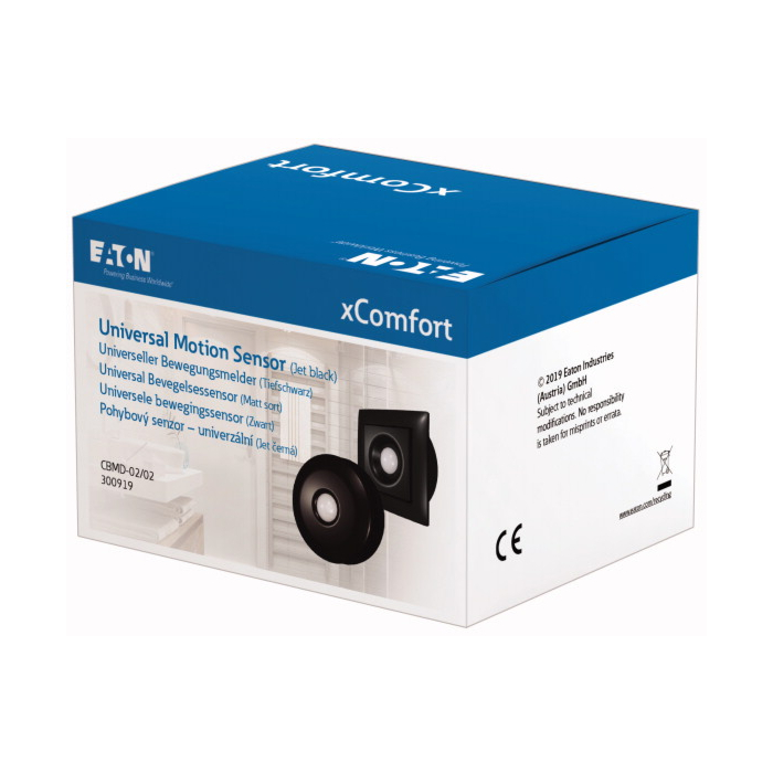 300919 Eaton xComfort Draadloze bewegingsmelder Zwart