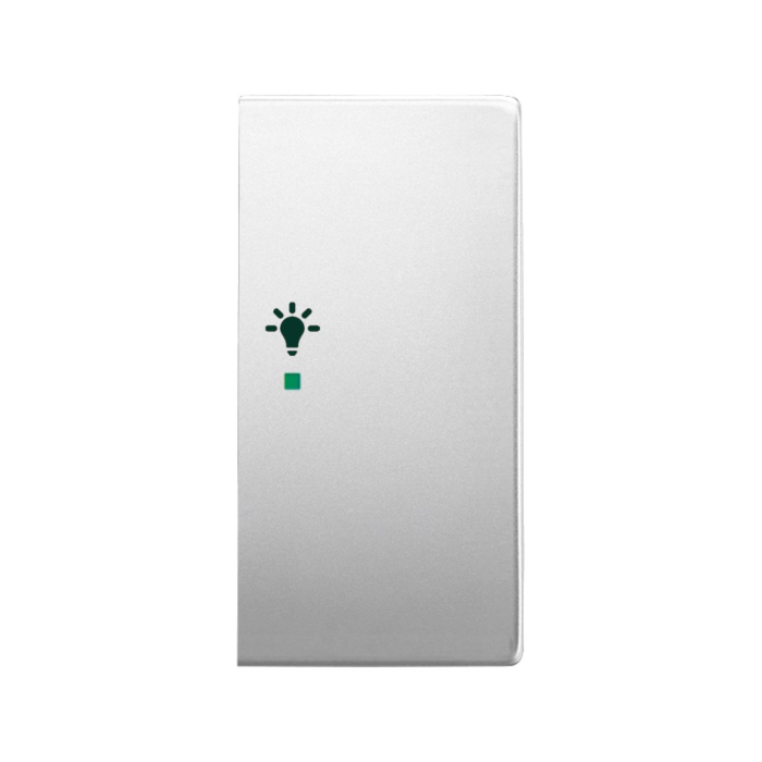 Busch Jaeger 6220-0-0424 Bedieningswip 2-voudig rechts, Met symbool "Licht" Pure Stainless steel