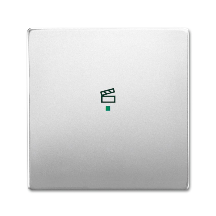Busch Jaeger 6233-10-866 Bedieningswip 1-voudig, Met symbool "Scène" Pure Stainless steel