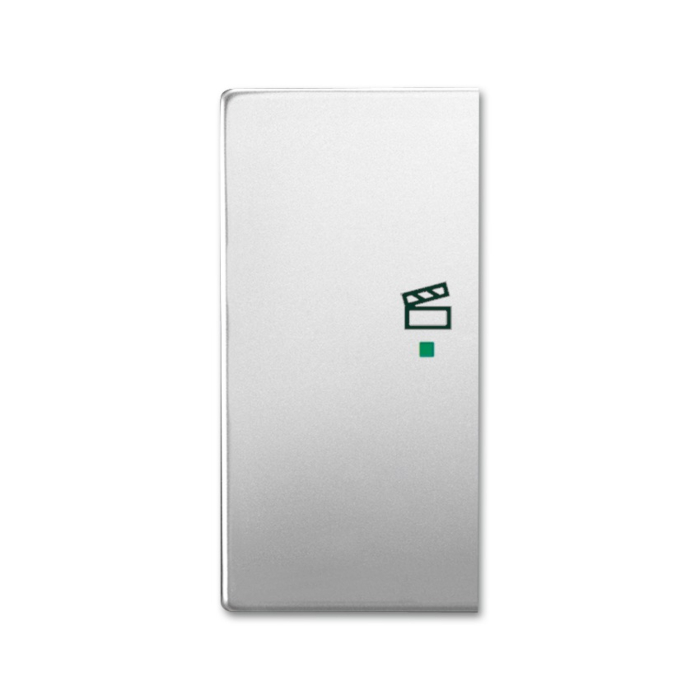 Busch Jaeger 6220-0-0421 Bedieningswip 2-voudig links, Met symbool "Scène" Pure Stainless steel