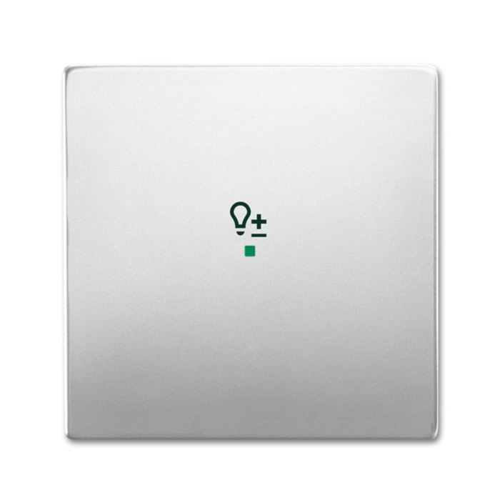 Busch Jaeger 6220-0-0417 Bedieningswip 1-voudig, Met symbool "Dimmer" Pure Stainless steel