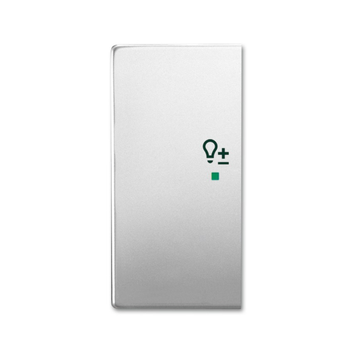 Busch Jaeger 6220-0-0422 Bedieningswip 2-voudig links, Met symbool "Dimmer" Pure Stainless steel