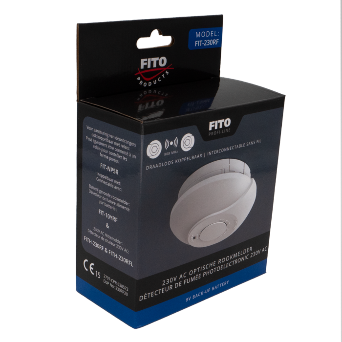 Fito FIT-230RFL Brandmelder 9V HA-163L