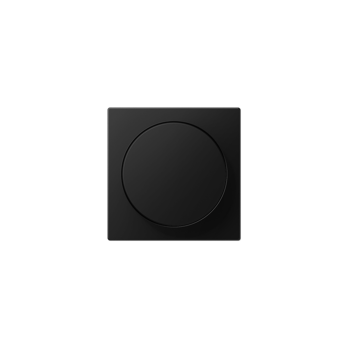 Jung A 1740 BF SWM Afdekking voor draaidimmer Grafietzwart mat
