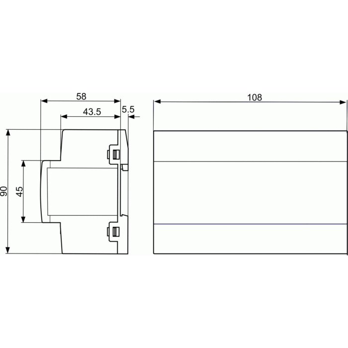 Busch Jaeger DA/M.4.210.2.11 Dimaktor 4-voudig voor Busch-free@home (4x 210W)
