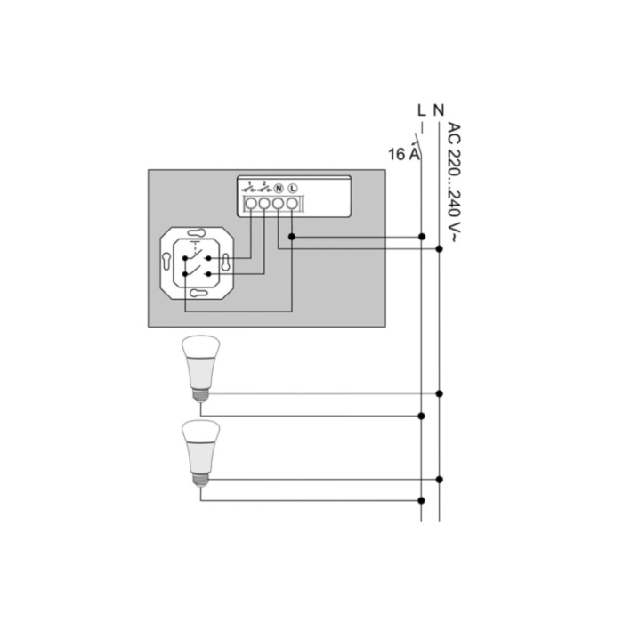 Philips Hue Bedrade wandschakelaar module (duopack)