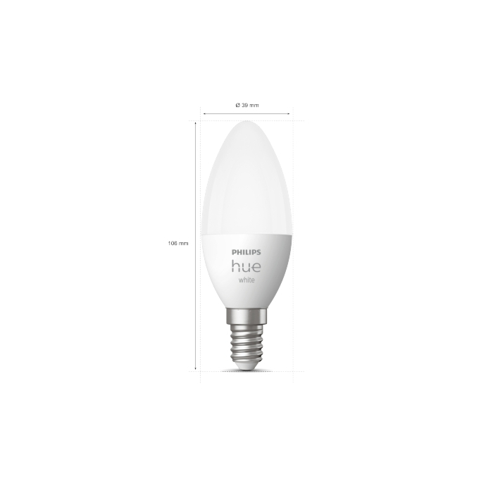 Philips 929003021101 Hue White E14 (single pack)