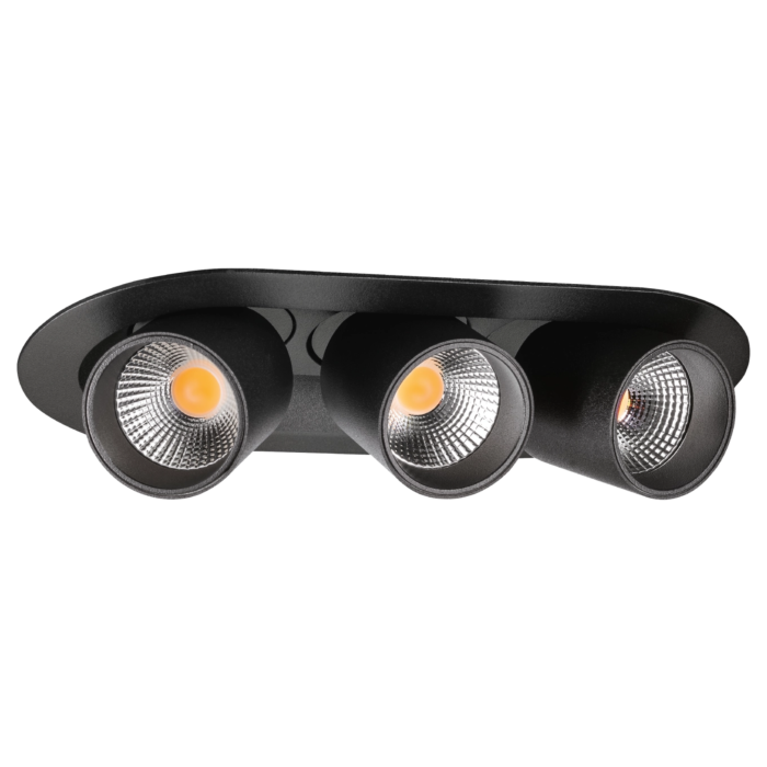 SG 902717 Junistar Tube Round Zwart 15W 1130lm 4000K Koel wit Ra 90