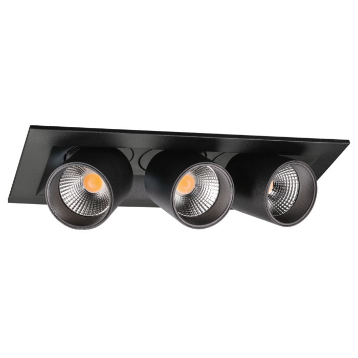 SG 902740 Junistar Tube Square Zwart 15W 1080lm 3000K Wit Ra 90