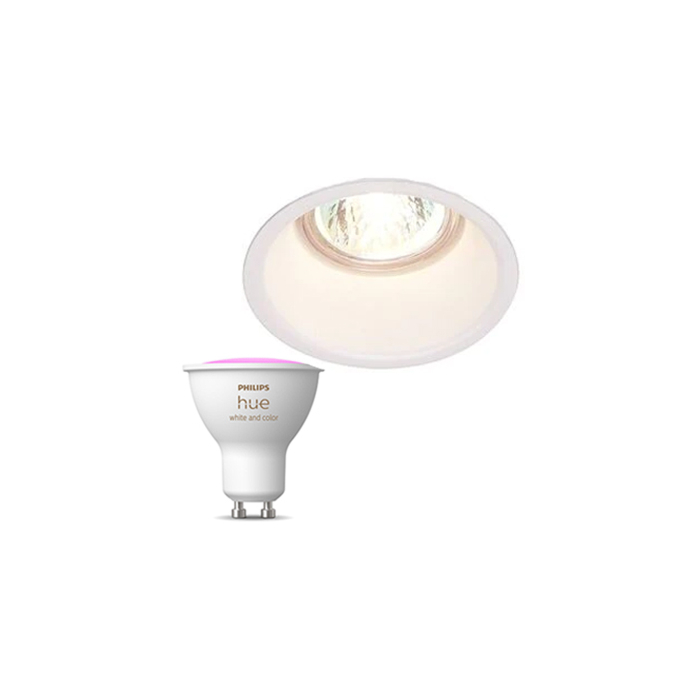 Inbouwspot SLV Horn-1 inclusief Hue White and Color Ambiance (GU10) Wit