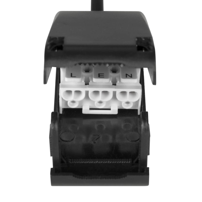SLV 1007283 GU10 fitting voor LED-lichtbronnen (max. 10W) ​​​​met snelmontage-doos en trekontlasting