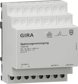 Gira 102400 Voeding AC 24V 1A