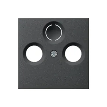 Gira 086928 Systeem 55 Afdekking voor coax-antennecontactdoos Antraciet