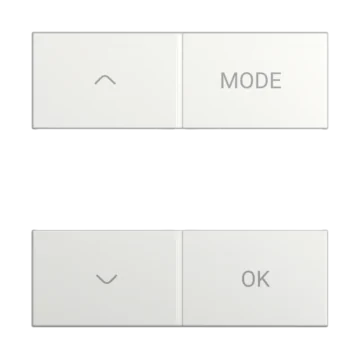Niko 101-59053 Afwerkingsset voor thermostaat Niko Home Control White