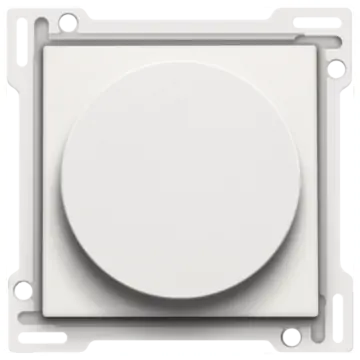 Niko 101-65938 afwerkingsset 1-0-2 voor draaischakelaar voor motoren, White