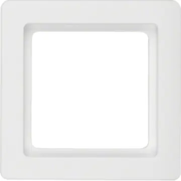 Berker 10116089 Q.1 Afdekraam 1-voudig, polarwit soft-finish