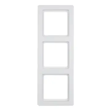 Berker 10136089 Q.1 Afdekraam 3-voudig, polarwit soft-finish