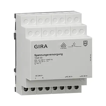 Gira 102400 Voeding AC 24V 1A