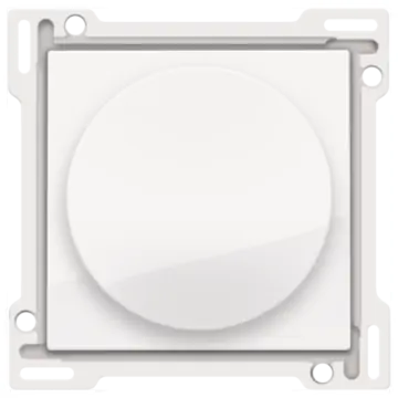 Niko 111-65938 afwerkingsset 1-0-2 voor draaischakelaar voor motoren, Bright white