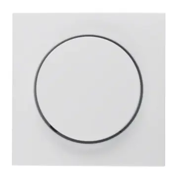 Berker 11371909 S.1/B.3/B.7 Centraaldeel met knop voor draai- dimmer/potmeter polarwit mat