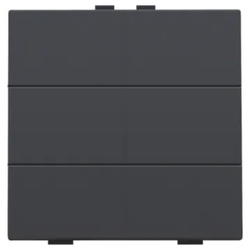 Niko 122-51006 Zesvoudige drukknop voor Niko Home Control Anthracite