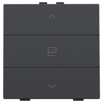 Niko 161-51033 Enkelvoudige motorbediening voor Niko Home Control Black coated 