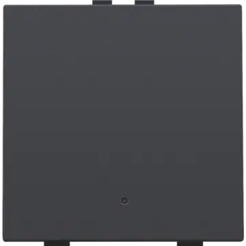 Niko 122-52201 Enkelvoudige drukknop met led en comfortsensoren voor Niko Home Control Anthracite