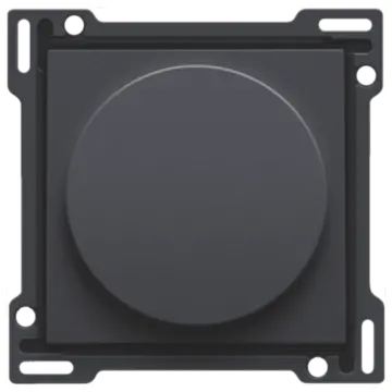 Niko 122-65926 afwerkingsset voor op/neer voor draaischakelaar, Anthracite