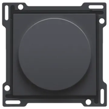 Niko 122-65936 afwerkingsset 1-2-3 voor draaischakelaar voor motoren, Anthracite