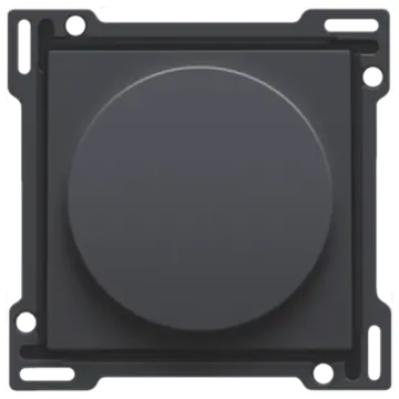 Niko 122-65938 afwerkingsset 1-0-2 voor draaischakelaar voor motoren, Anthracite