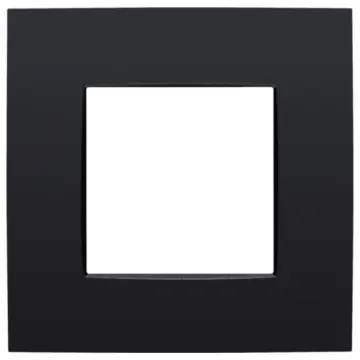 Niko 136-76100 Enkelvoudige afdekplaat Niko Intense Matt black 