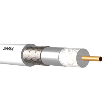 Draka 128012F3 Coax 9 Wit (100 meter)