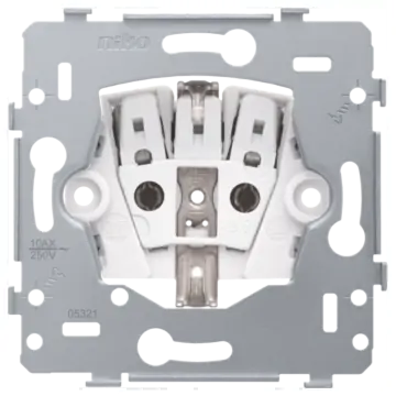 Niko 170-34400 Sokkel voor stopcontact met randaarde Inbouwdiepte 28,5mm 16 A/250 Vac Insteekklemmen