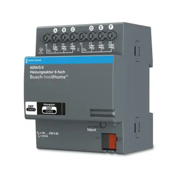 Busch Jaeger 6254/0.6 Verwarmingsaktor 6-voudig voor Busch-free@home