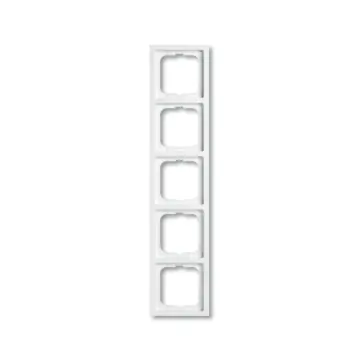  Busch-Jaeger 1725-184K Future Linear 5-voudig afdekraam Studiowit