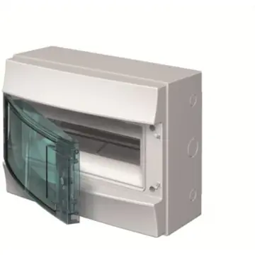 ABB Mistral65 1SL1202A00 is een opbouw verdeelkast geschikt voor 12 module.