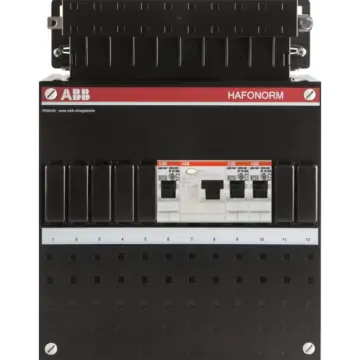 ABB 1SPF006901F0100 Groepenkast HAD3201-20 Hafonorm 2x achter 30mA, 1x direct, 1-f