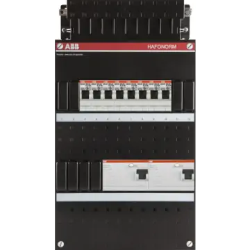 ABB 1SPF006902F0252 Groepenkast HAD3434-22T+H42 Hafonorm 8x achter 2x30mA, 3-f