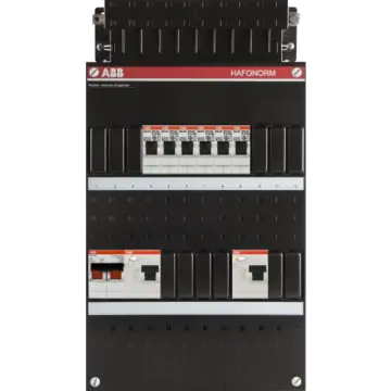 ABB 1SPF006905F0166 Groepenkast HAD3333-22+H42 Hafonorm 6x achter 2x 30mA + HS, 1-f