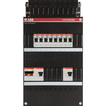 ABB 1SPF006905F0168 Groepenkast HAD3434-22+H42 Hafonorm 8x achter 2x 30mA + HS, 1-f