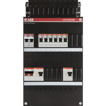 ABB 1SPF006907F0325 Groepenkast HAD3333-22FT+H42 Hafonorm 6x achter 2x 30mA + FT + HS, 1-f