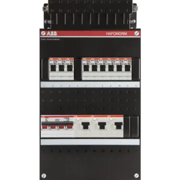 ABB 1SPF006905F0738 Groepenkast HAD333333-222+H44 Hafonorm 9x achter 3x 30mA + HS, 3-f
