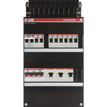 ABB 1SPF006905F0748 Groepenkast HAD333332-222F+H44 Hafonorm 8x achter 3x 30mA + F + HS, 3-f