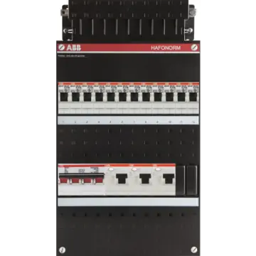 ABB 1SPF006905F0770 Groepenkast HAD343434-222+H44 Hafonorm 12x achter 3x 30mA + HS, 3-f